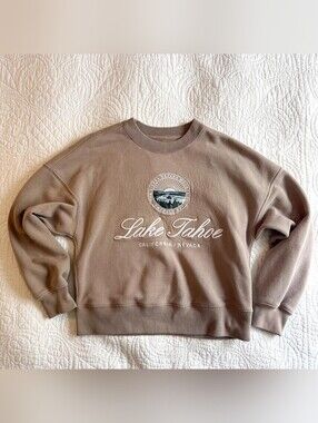 Abercrombie & Fitch Lake Tahoe Crewneck - brown